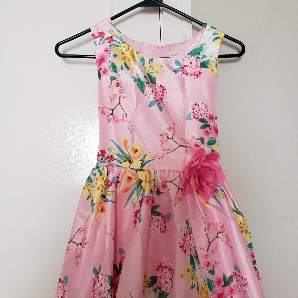 Wonder Nation Girls Floral Dress - Picture 2 of 7